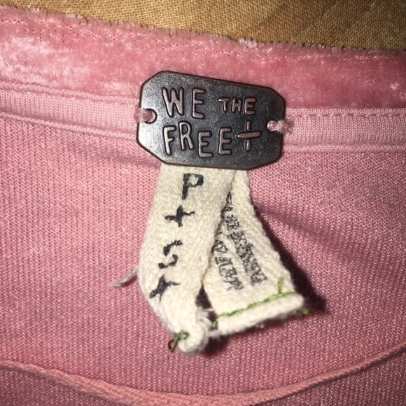 Free people blush V-neck top - Picture 6 of 8